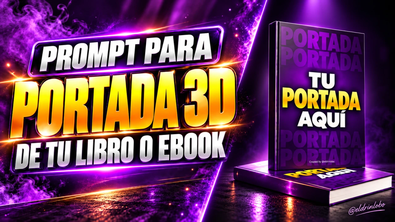 Prompt para hacer tu portada de libro o ebook más Profesional