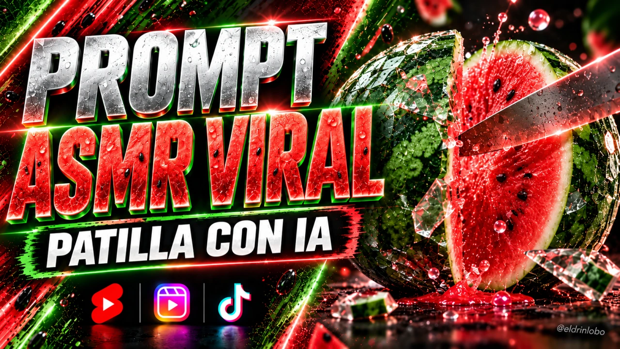 Prompt Videos ASMR Virales de Patillas con IA
