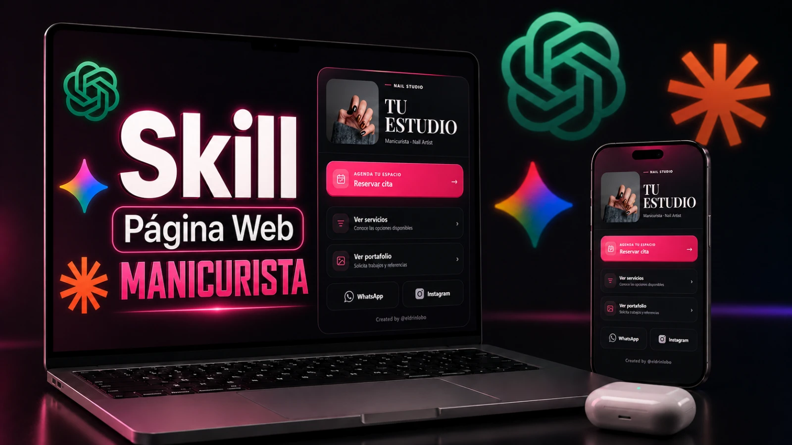 Crea tu Web de Manicurista con IA para Atraer Nuevas Clientes